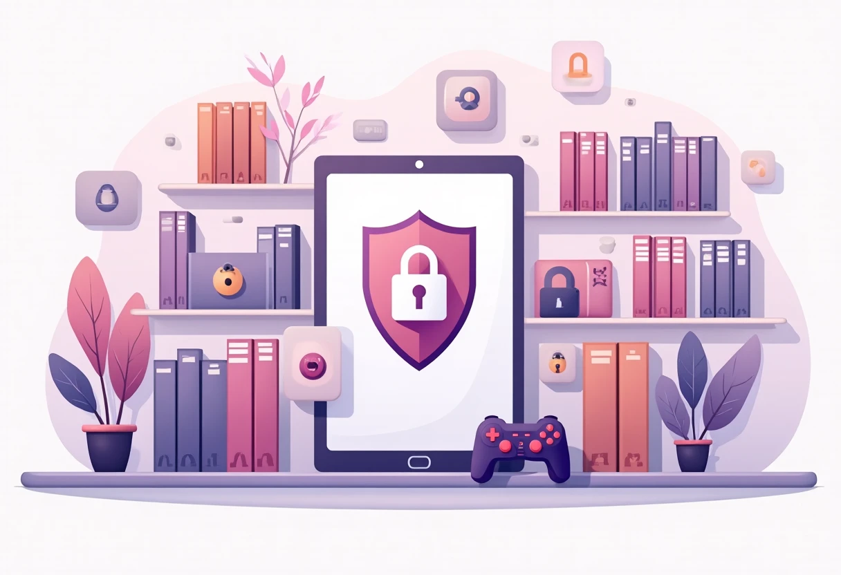 Aplicación de VPN premium en un dispositivo móvil
